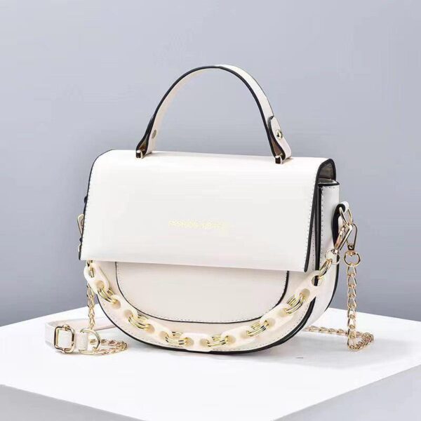 Small bag female 2024 new Internet celebrity popular fashion versatile one-shoulder cross-body bag high-end handbag small square bag student - Image 5