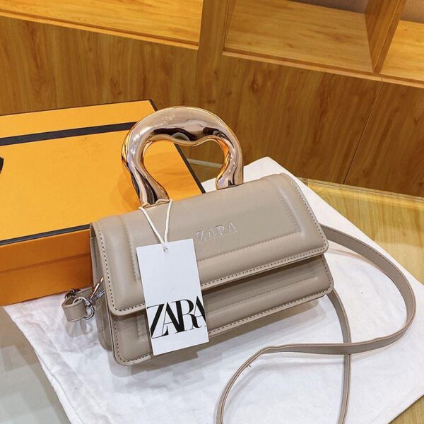 Women's bag 2024 new fashion one-shoulder handbag versatile handbag Internet celebrity trend pure colour exquisite Advanced maturity - Image 3