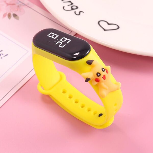 Buy one get one free student watch cartoon doll watch touch waterproof cute led electronic watch niche stall mop