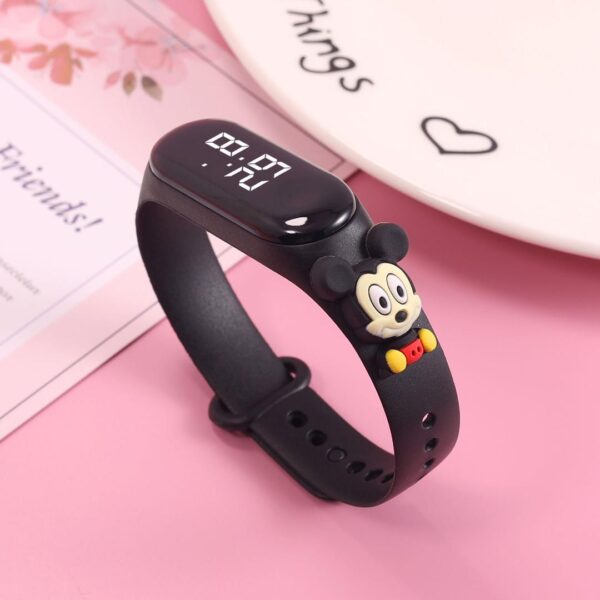 Buy one get one free student watch cartoon doll watch touch waterproof cute led electronic watch niche stall mop - Image 5