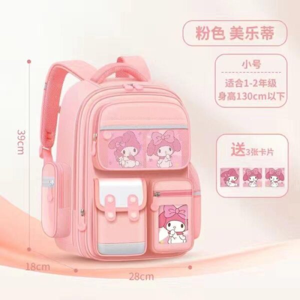 Kulomi schoolbag, grade 3-6, primary school students, one, two, three, four, four to six, girls, girls, children, spine protection, burden reduction - Image 3