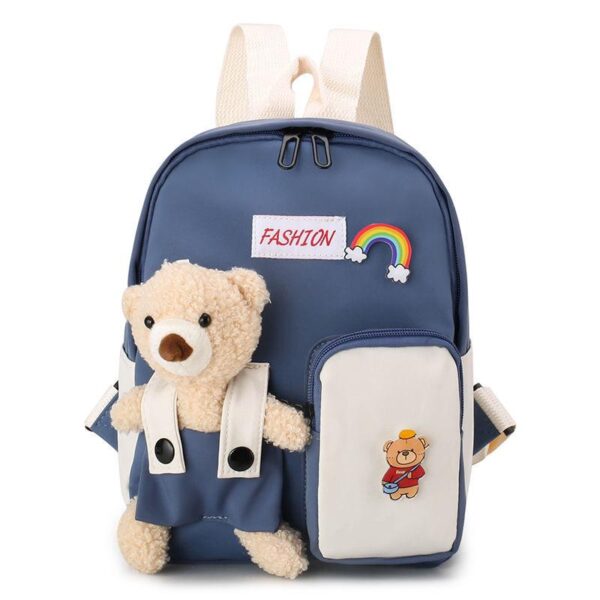 Cartoon bear kindergarten girl schoolbag cute children's bag baby backpack Korean version princess girl Children's backpack - Image 5