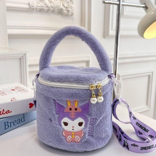 Cartoon bear plush Lomi cute large-capacity female Japanese children's bag jk uniform one-shoulder handbag diagonal - Image 4