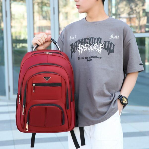 New large-capacity high school, junior high school and primary school students schoolbag men's and women's backpack travel backpack business computer bag - Image 2