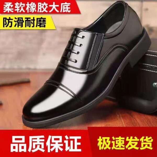 First-class military leather shoes] 100% full cowhide special clearance casual business men Soft-soled leather shoes - Image 2